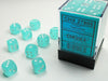12mm D6 Dice Block (36): Teal Frosted