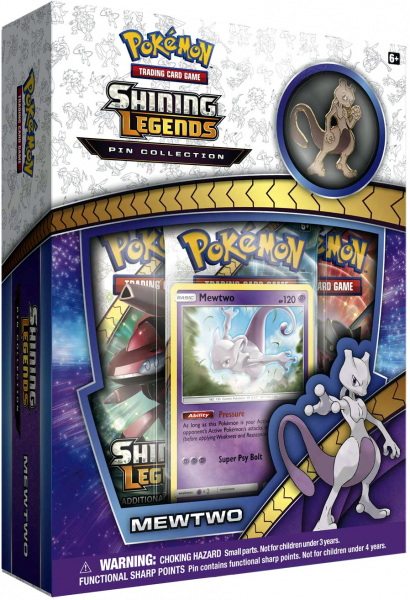Pokemon TCG: Shining Legends Pin Collection- Mewtwo