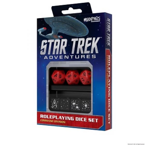 Star Trek Adventures RPG: Command Red Custom Dice
