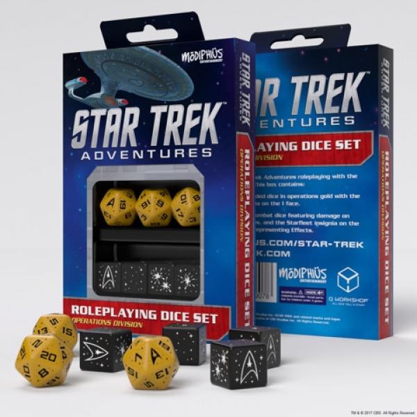 Star Trek Adventures RPG: Operations Gold Custom Dice