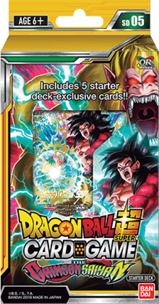 Dragon Ball Super CG: Starter deck Crimson Saiyan SD05