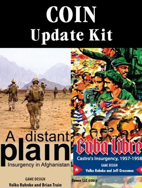 COIN Update Kit for Cuba Libre and Distant Plain 1st and 2nd Printings