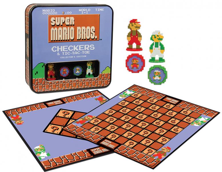 Super Mario Bros. Checkers & Tic-Tac-Toe Collector's Edition