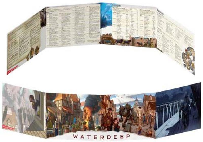 D&D DM Screen - Waterdeep Dragon Heist | RPG | Rules of Play