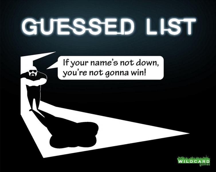 Guessed List