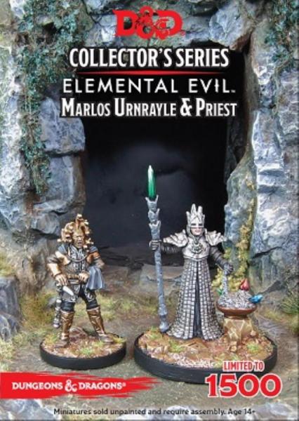 Marlos Urnrayle & Earth Priest: D&D Collector's Series Princes of the Apocalypse Miniature
