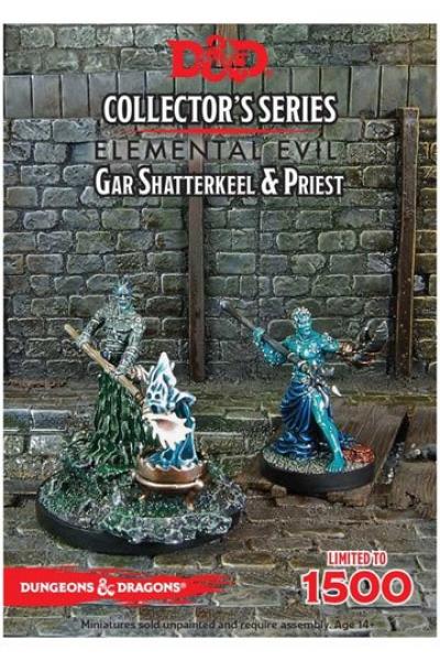 Gar Shatterkeel & Water Priest: D&D Collector's Series Princes of the Apocalypse Miniature