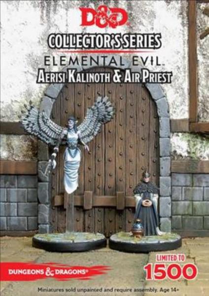Aerisi Kalinoth & Air Priest: D&D Collector's Series Princes of the Apocalypse Miniature