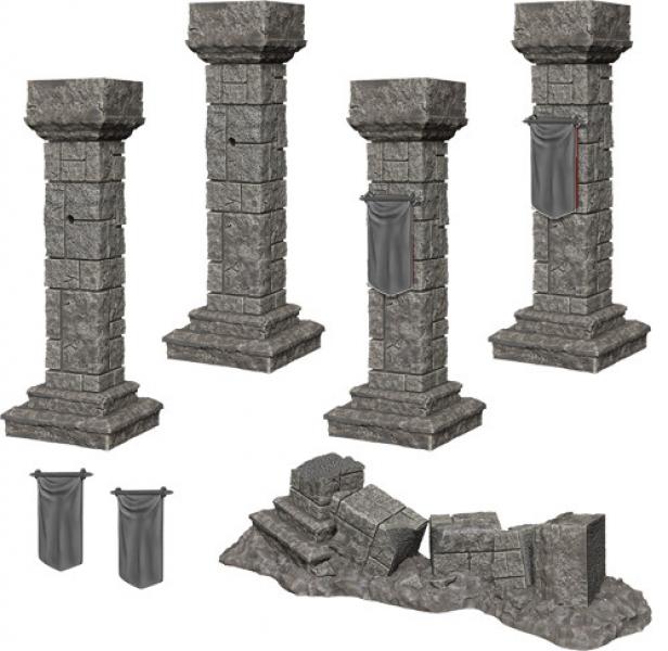 WizKids Deep Cuts Miniatures: Pillars & Banners (W11)