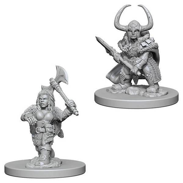 D&D Nolzur's Marvelous Unpainted Miniatures (W4): Dwarf Female Barbarian