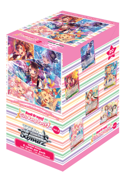 WS BanG Dream! Vol. 2 Booster Box (20 packs)