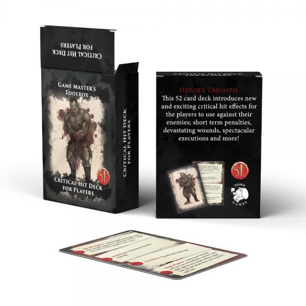 NORD Game Master's Toolbox: Critical Hit Deck For Players (5E)